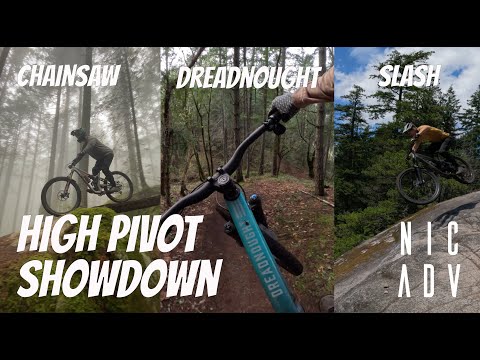High Pivot Enduro Head to Head | Forbidden Dreadnought v Trek Slash v Devinci Chainsaw