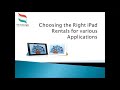 iPad Lease and Tablet Rentals in Dubai UAE