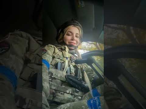 Ukrainian girl soldiers fighting against Russian soldiers  Ukraine wars footage #shorts