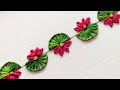 🌷 Mastering the Art of Hand Embroidery Stitches: Buttonhole stitch designs Tutorial