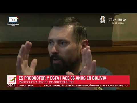Alcalde electo del municipio de San Pedro es de origen ruso; lleva 36 años viviendo en Bolivia