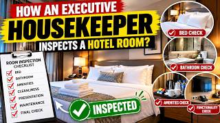 Hotel Room Inspection by Executive Housekeeper | Complete Room Inspection Proces