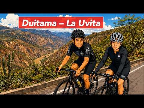 Duitama - La Uvita en bicicleta de ruta. Calor y Viento