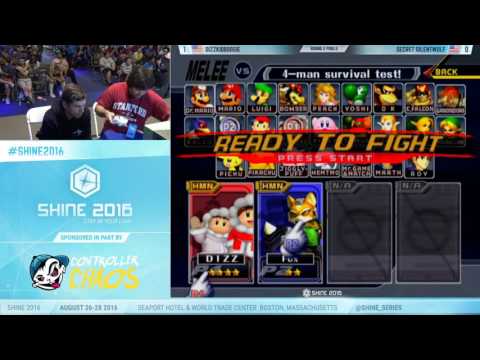 Shine 2016 - DizzKidBoogie vs Silent Wolf SSBM Round 2 Pools