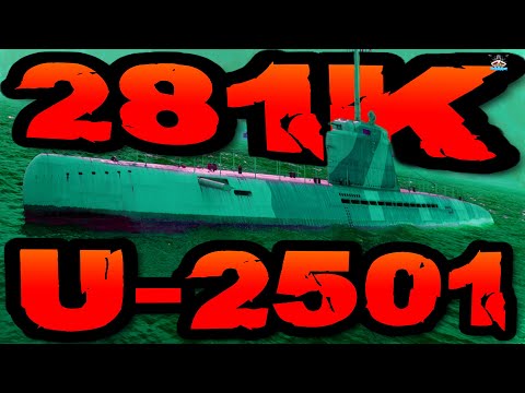 U-2501 drückt 281K *Da knallt es!!!* "Sub-Club" ⚓️ in World of Warships 🚢 Uboot Submarine