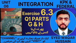 Download Lagu EX 6.3 Q1 part G u0026 H 12th Math FBISE u0026 KPK Sir Waqar Hussain Thumbnail