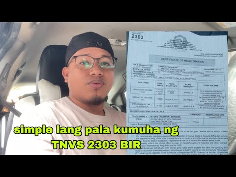 TNVS B.I.R 2303 PAANO KUMUHA NG BIR 2303?