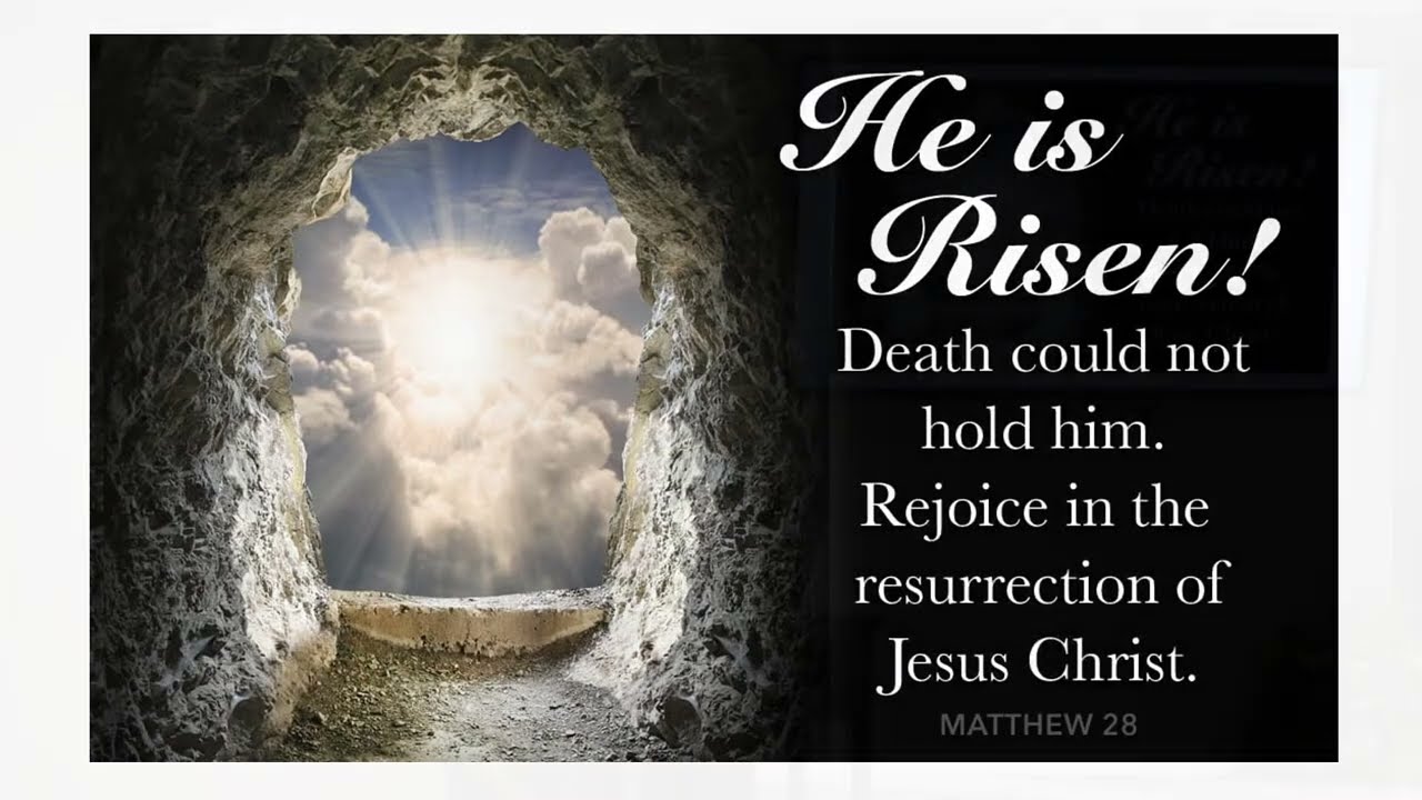 He has risen! The Easter Cantata