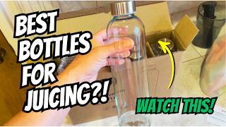 UNBOXING and Review Zukro Glass Juice Bottles #amazonfinds #mealprepideas