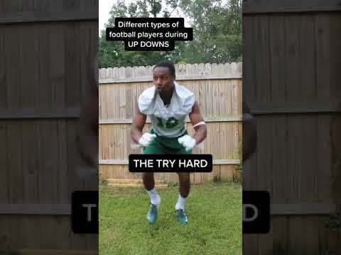 Different types of Football Players during Up Downs