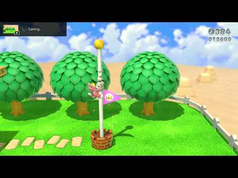 Super Mario 3D World (Switch) 2-3 Peach Speedrun - Time: 16 (Former WR)