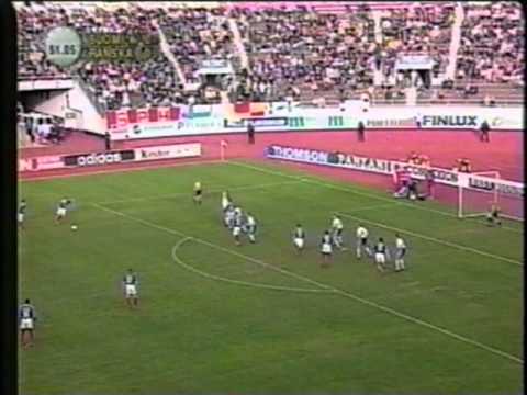 1998 (June 5) Finland 0-France 1 (Friendly).mpg