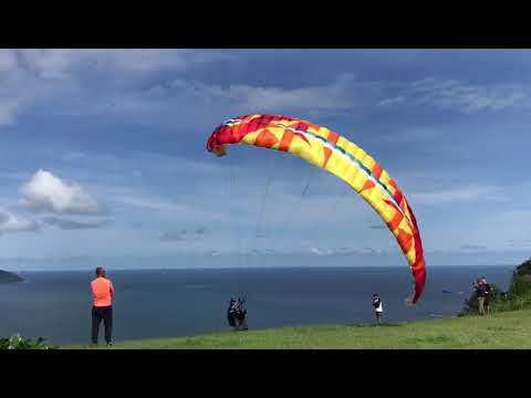 Decolagem com vento forte - São Vicente - 07/04/2022