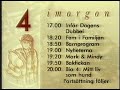 TV4 Hallåa Trailer Tablå 1991 02 15