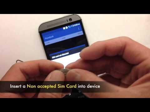 Unlock HTC One M8 - How to Sim Unlock HTC One M8 Network to work on other Carriers
