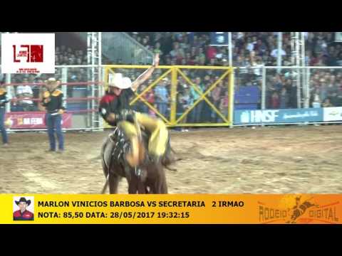 MARLON VINICIOS BARBOSA VS  SECRETÁRIA 2 IRMÃOS - BY RODEIO DIGITAL    28052017193215