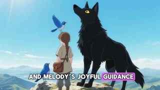 The child traveled through dark forests and high mountains 🥰🥰