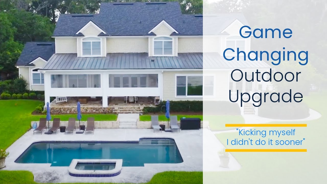 Fall Back In Love with Your Home | Riverfront Transformation with Clear Weatherproof Screens