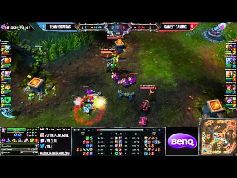 Gambit Gaming vs Team Dignitas - Game 1 - International Exhibition - MLG Dallas 2013