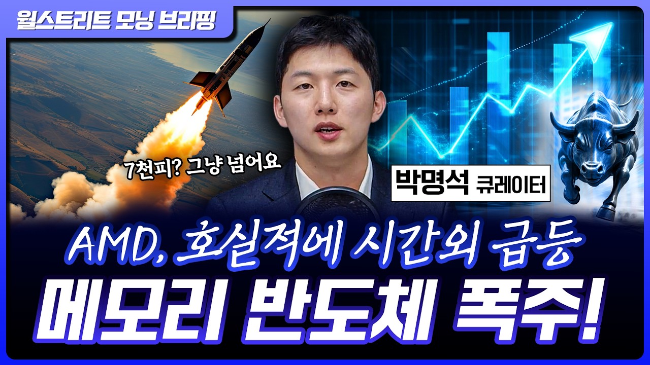 반도체, 브레이크 없는 폭주…AMD, 호실적에 시간외 급등 [월가 뉴스레터]