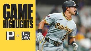 Nick Gonzales w/ Career-High 5 Hits in Win | Pirates vs. Brewers Game Highlights (6/23/25)