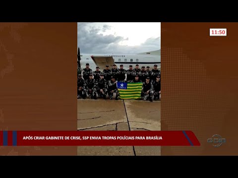 Após criar gabinete de crise, SSP envia tropas polícias para Brasília 09 01 2023