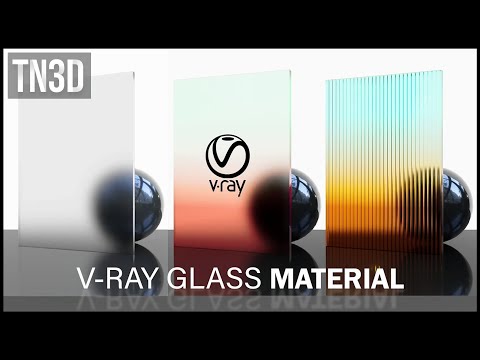 How to create Real Vray Glass Material in Vray Next Sketch-Up Part 1