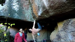 Video thumbnail de Els Genolluts, 7c+. Albarracín