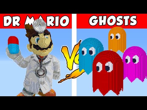 Mobi VS Games - DR. MARIO vs GHOSTS – PvZ vs Minecraft vs Smash