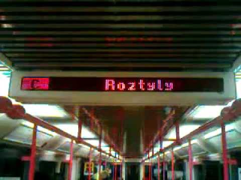 Metro na lince C v úseku Háje - Nádraží Holešovice