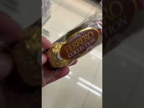 🍫FERRERO CHOCOLATE SWEET AFTERNOON😊😛☕️#ferrero #collection #sweet #chocolate #satisfying #shorts