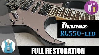 Video thumbnail for Ibanez RG550 LTD - Full restoration by Frédéric Adda