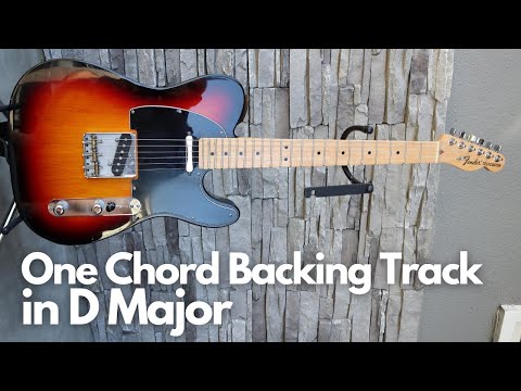 Single Chord Backing Track in D Major