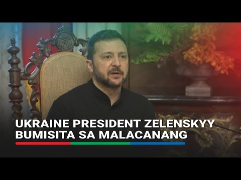 Ukrainian President Volodymyr Zelenskyy, nakipagkita kay PBBM sa Malacanang