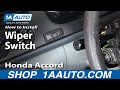 How To Install Replace Wiper Switch Stalk Honda ...