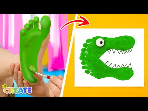 Dinosaur Crafts Adventure! 🦖 | Fun Dino Art for Kids