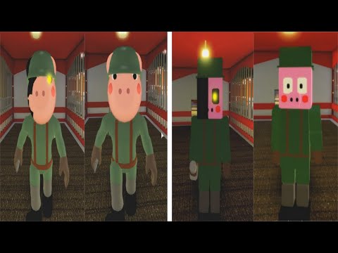 NEW PIGGY SOLDIER INFECTED + NON INFECTED 3D VS PIGGY SOLDIER INVECTED + NON INFECTED 2D
