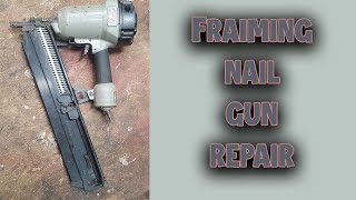 How to repair a leaking air nail gun