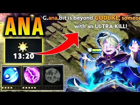 Ana First Game Kid Invoker - 13 Min Beyond Godlike And Ultra Kill | No Mercy Dota 2