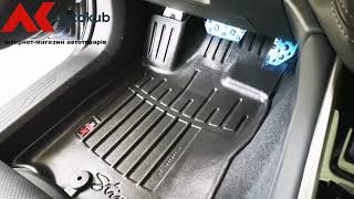 3D килимки для Subaru Outback V (BS) (2014-...) з бортиками 30 мм (Stingray). Відео 1