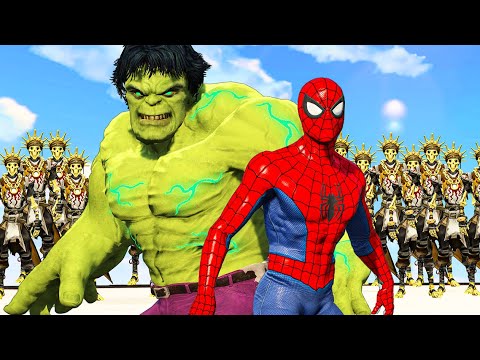 Hulk Savage x Spiderman vs Oro Army (Fortnite) - What If