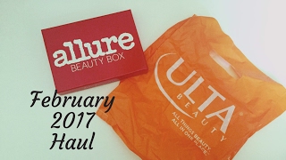 Allure Beauty Box Unboxing and Ulta Haul- Feb 2017