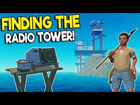 FINDING THE RADIO TOWER & SECRET UTOPIA ENDING? - Raft Survival Multiplayer Gameplay - Raft Building