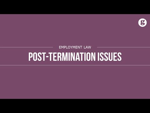 Post Termination Issues