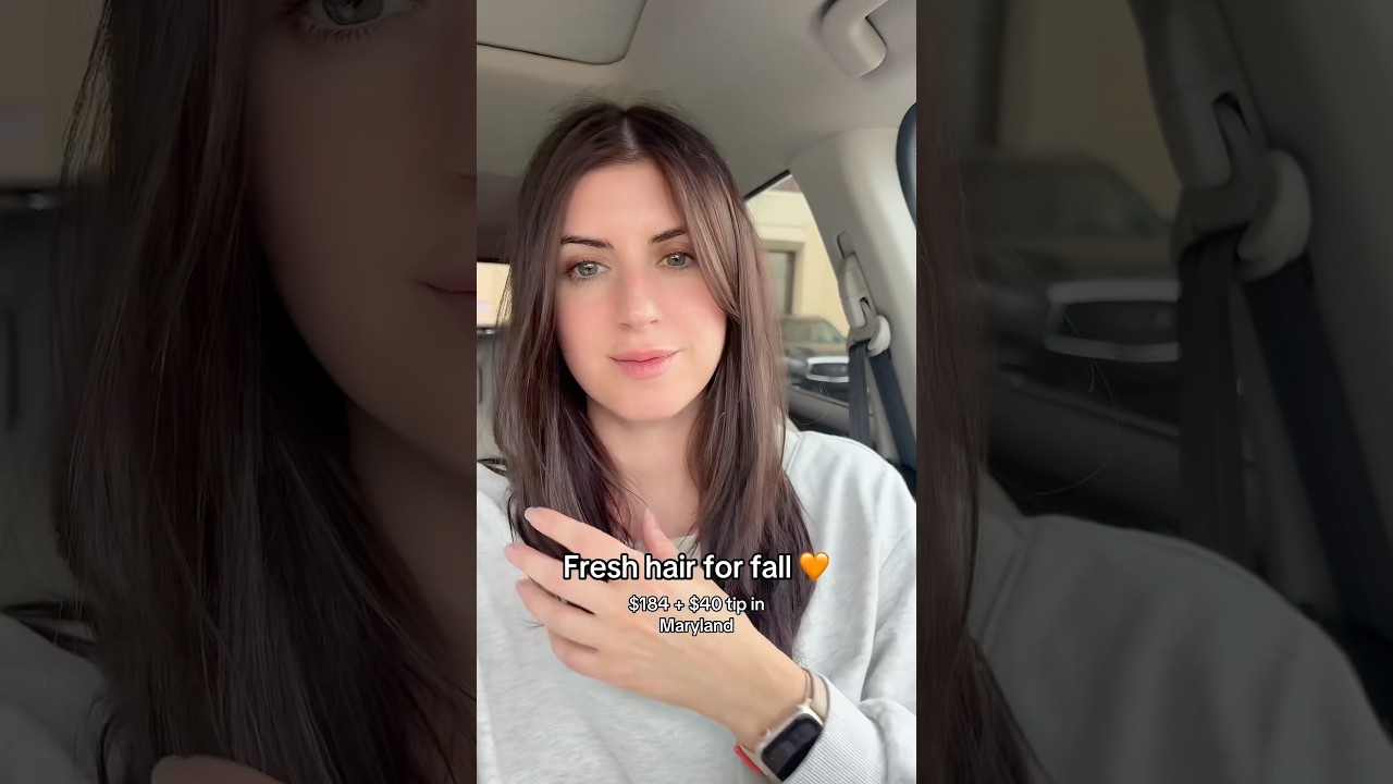 Caramel highlights for fall #fallhair #brunettehighlights