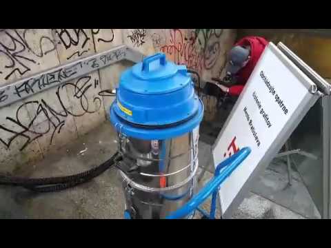 Prístroj na čistenie grafitov