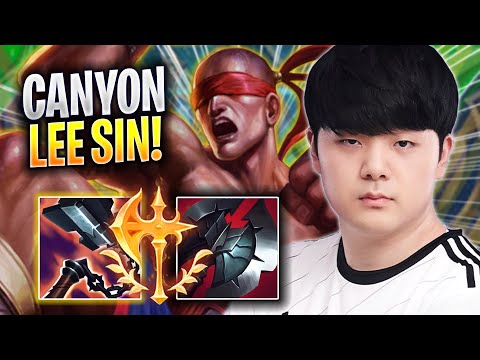 CANYON CRAZY GAME WITH LEE SIN! - DK Canyon Plays Lee Sin JUNGLE vs Wukong! | Season 2023