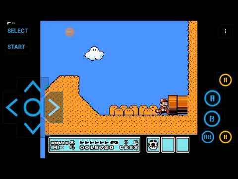Super Mario bros. 3(raccoon+Multi jump cheat) TAS% World 2