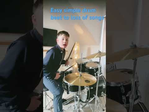 Easy drum beat called Apple 1 orange 1 drum lesson