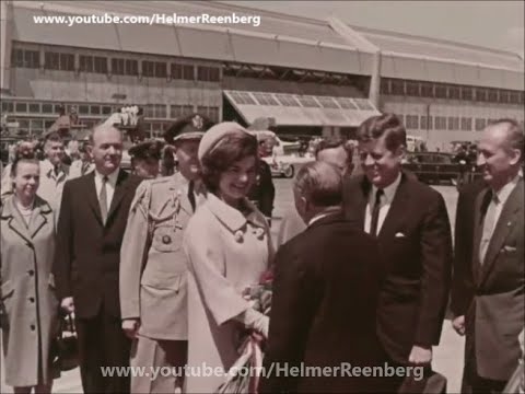 May 3, 1961 - President John F. Kennedy Greets President Habib Bourguiba Sr.  of Tunisia